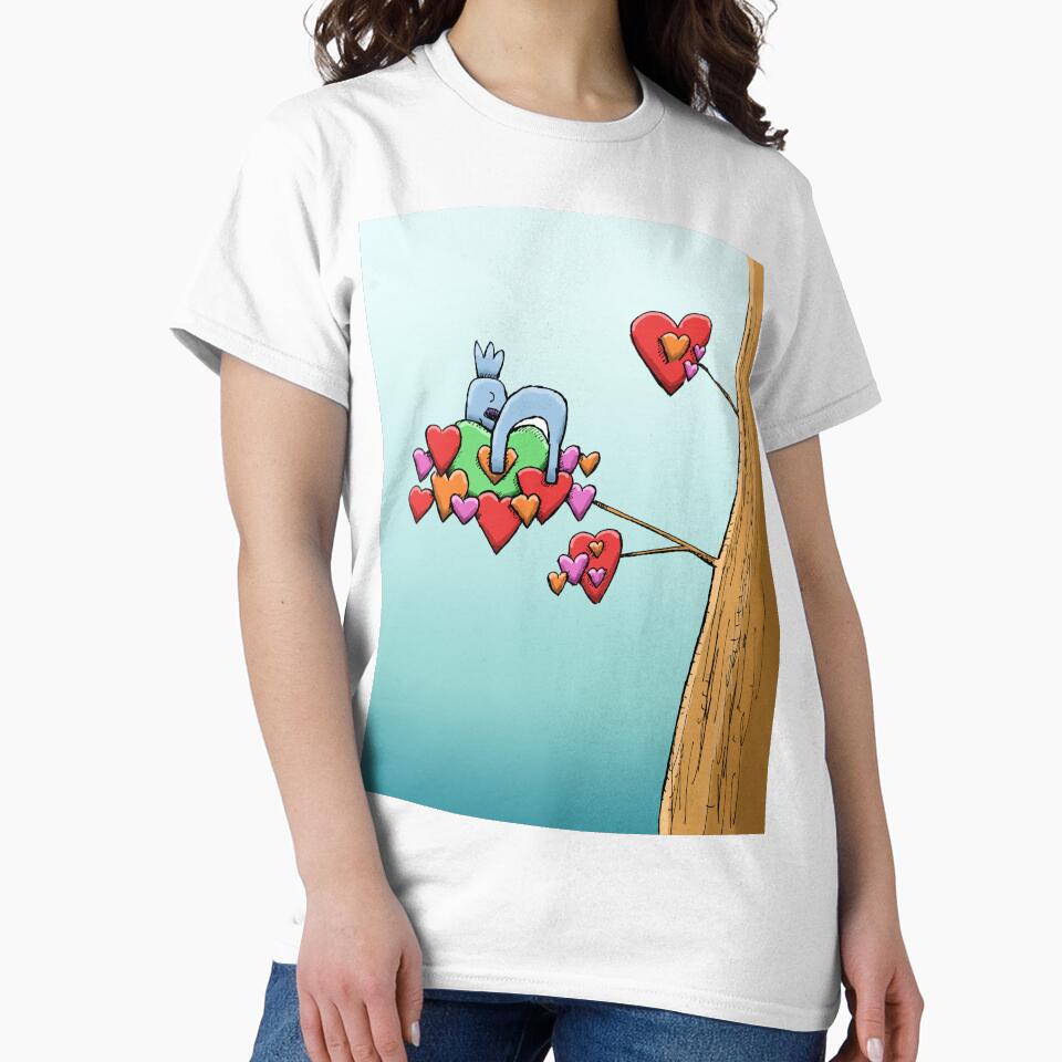 Cute Koala Sleeping on Hearts by eddcross