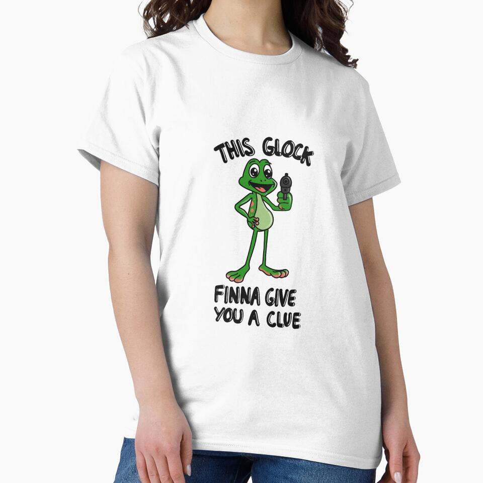 "this glock finna give you a clue" frog by Ella Jenkins