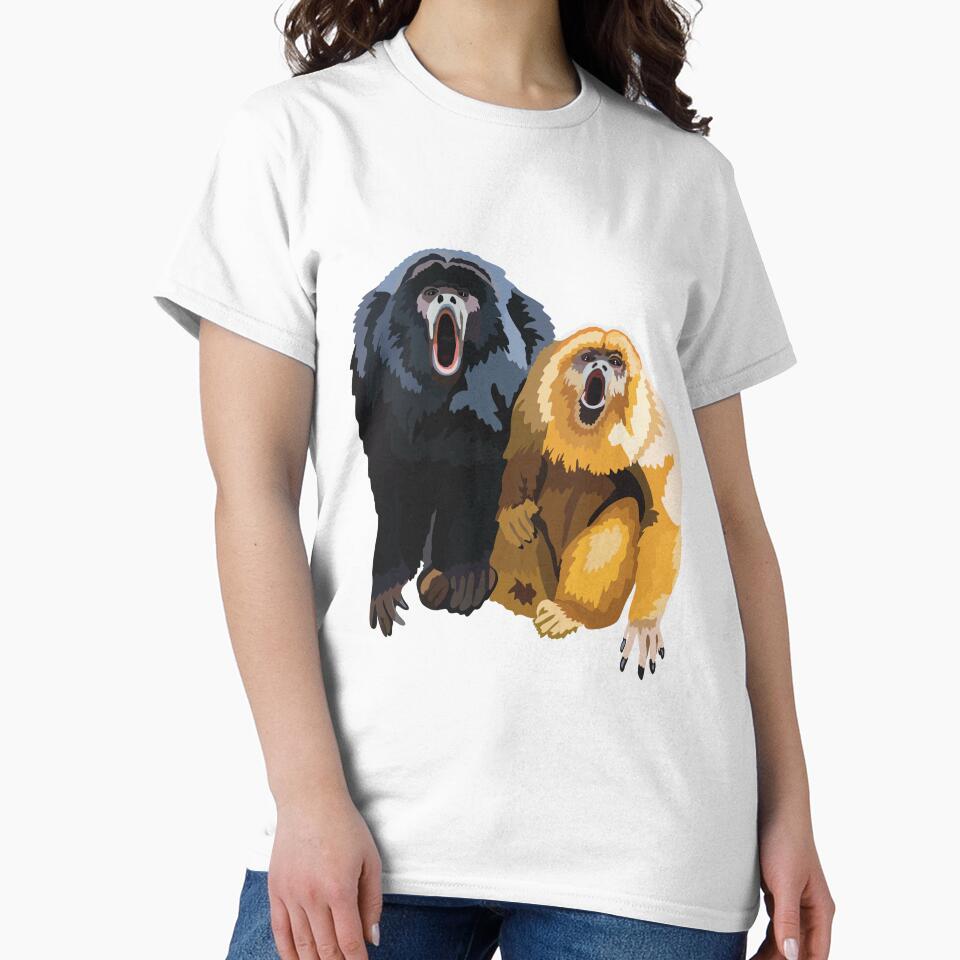 B is for Black Howler Monkey ,Black Howler Monkey – Loud Primate of Central and South America by PrettylittlepastelUk