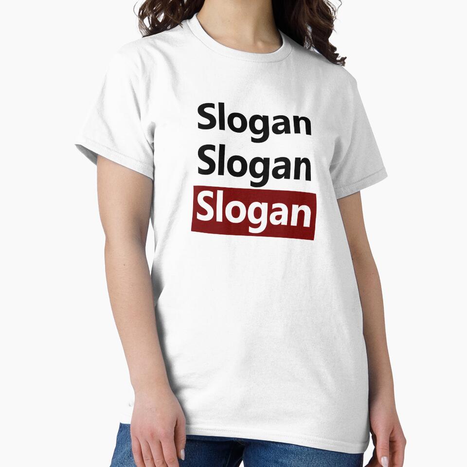 Repeating slogan text design by GetItGiftIt