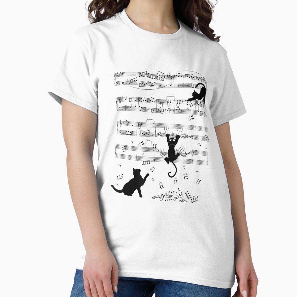 Cute Cats Playing With Sheet Music Teacher Music Society by Boutkimaewab