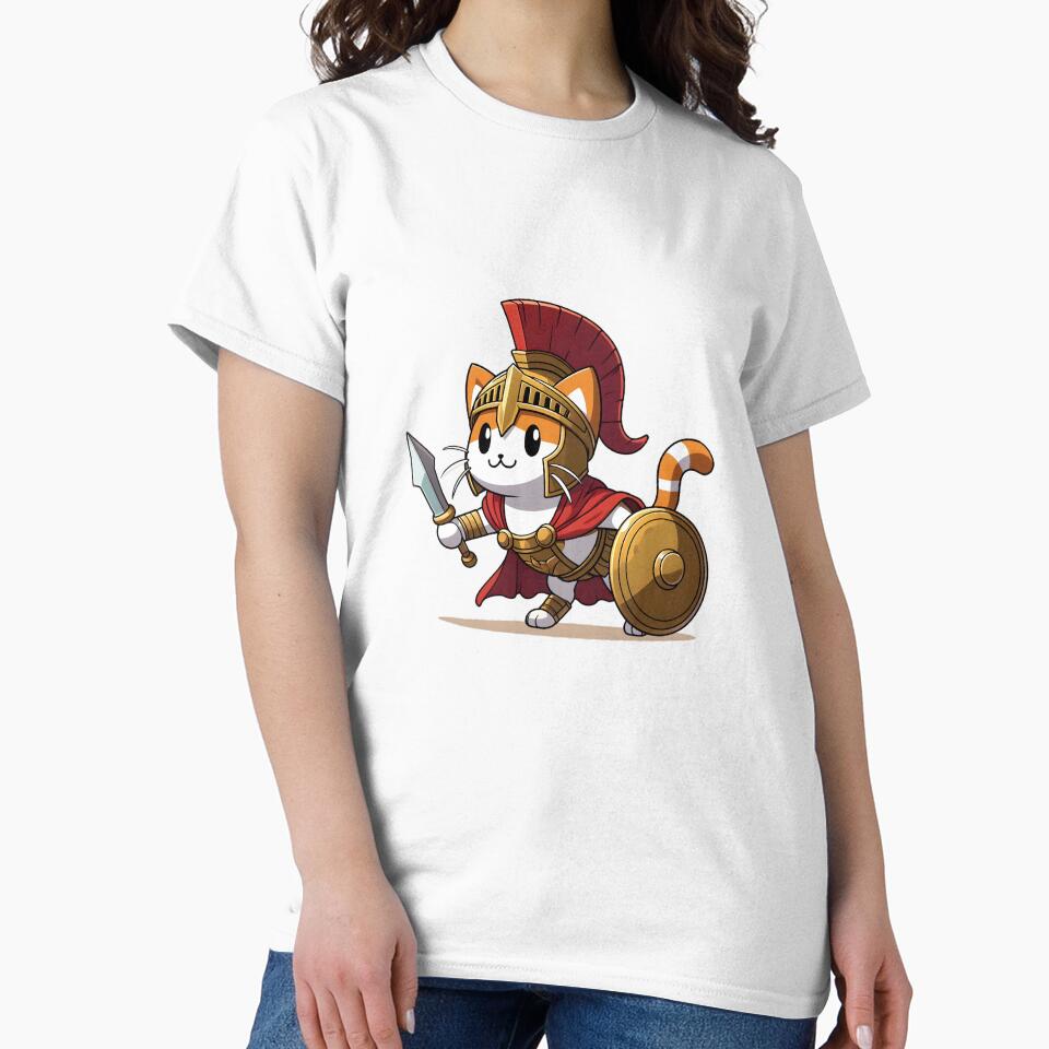 Meowximus, the roman cat gladiator by WirelessChimp