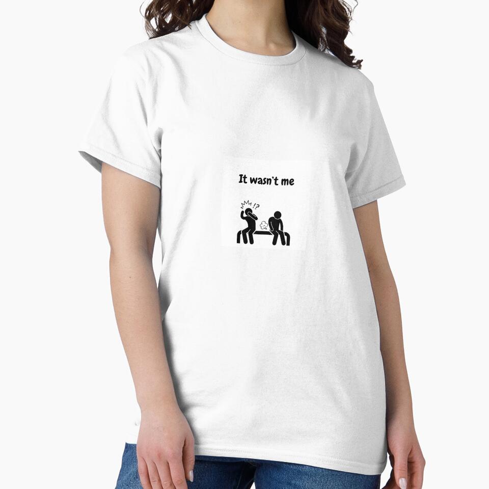 It wasn't me, funny fart gag design by QuirkStation