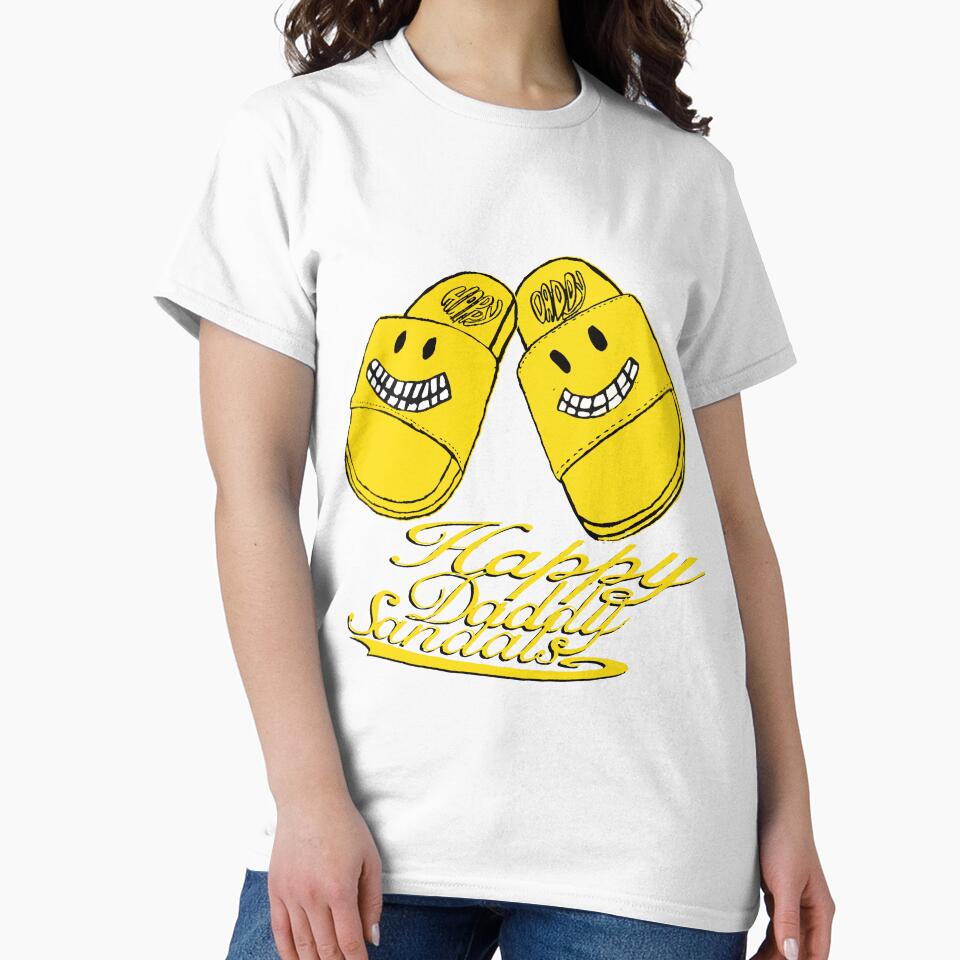 Happy daddy sandals by ButterSkull