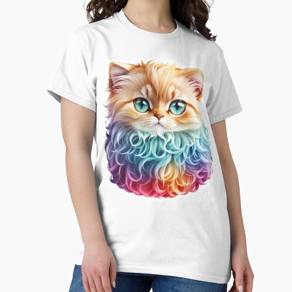 Cute Kawaii Cute Persian Cat 011 by Alexis Art Collection