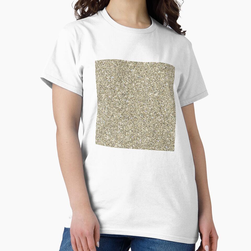 Printed image of sparkling golden glitter v30 by JaReVa