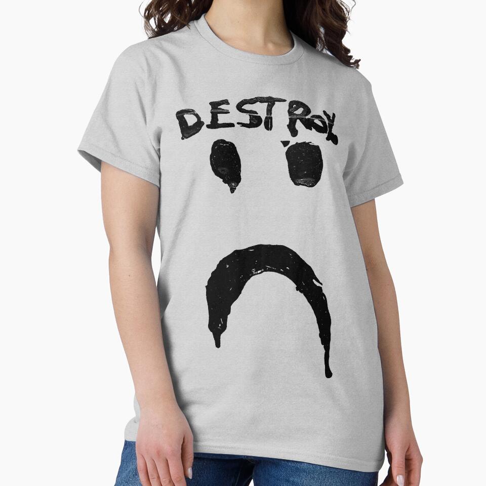 Destroy! Riot Shirt with Destroy Smiley by iNukeDesign