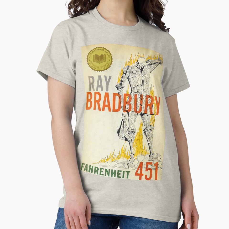 Fahrenheit 451 Ray Bradbury by smilinskulldsgn