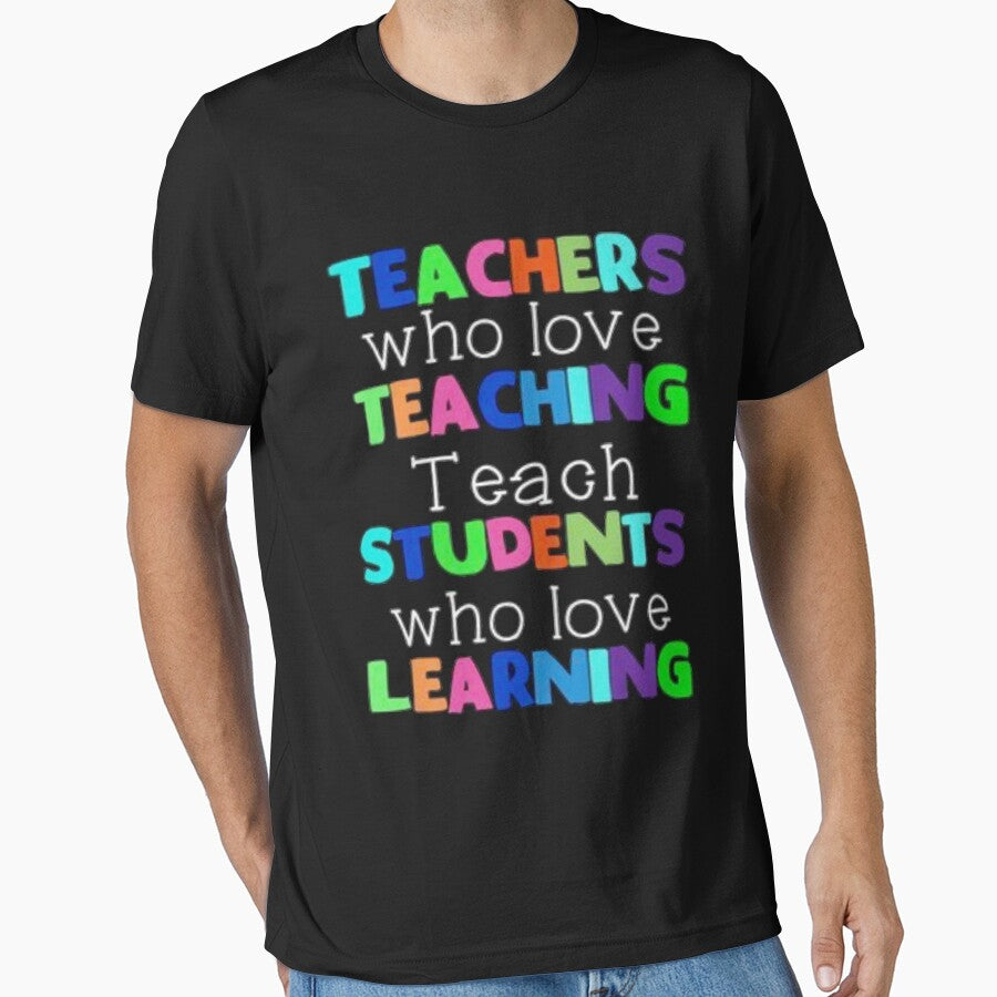 English Teacher T-Shirt Teacher Who Love Teaching by rieriecoils1