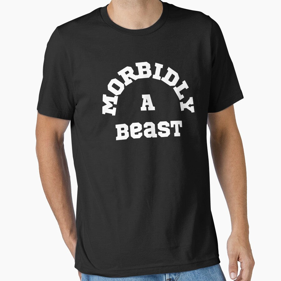 Morbidly A Beast funny saying sarcastic novelty cool by ShopZen ⭐⭐⭐⭐⭐