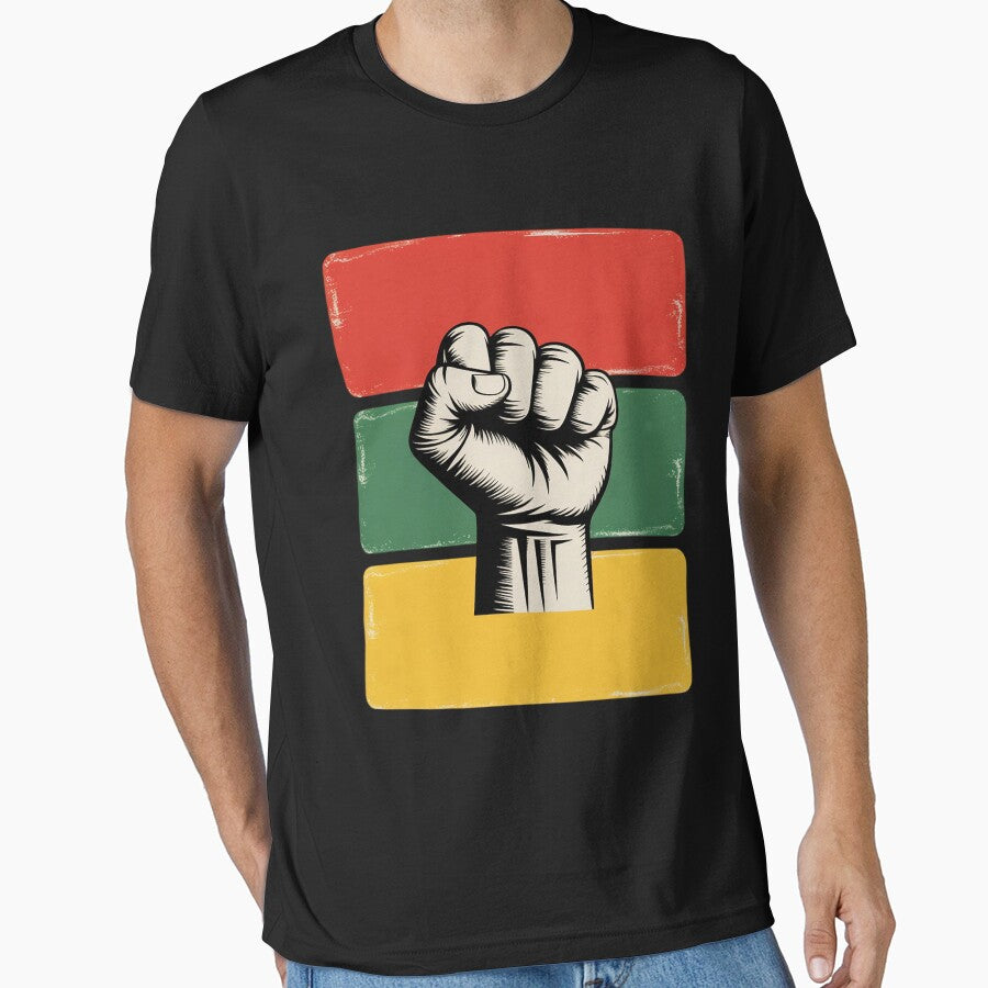 Black Lives Statement with Black Power Fist by duolastgend