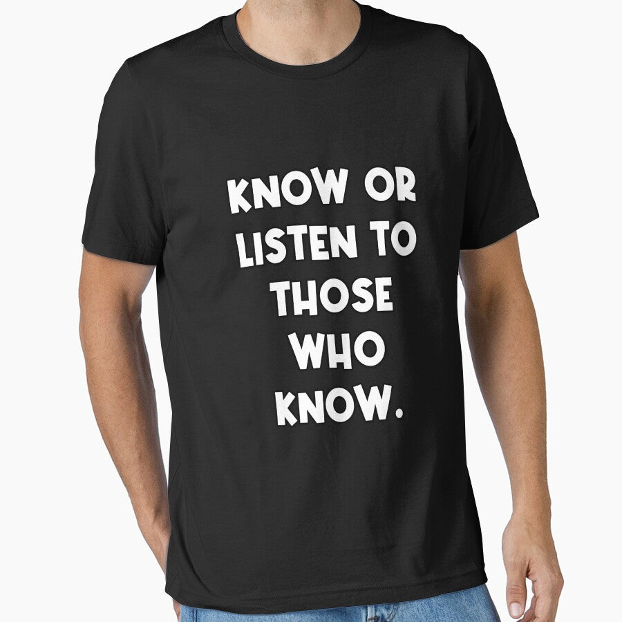 Know Or Listen To Those Who Know by sasijaya