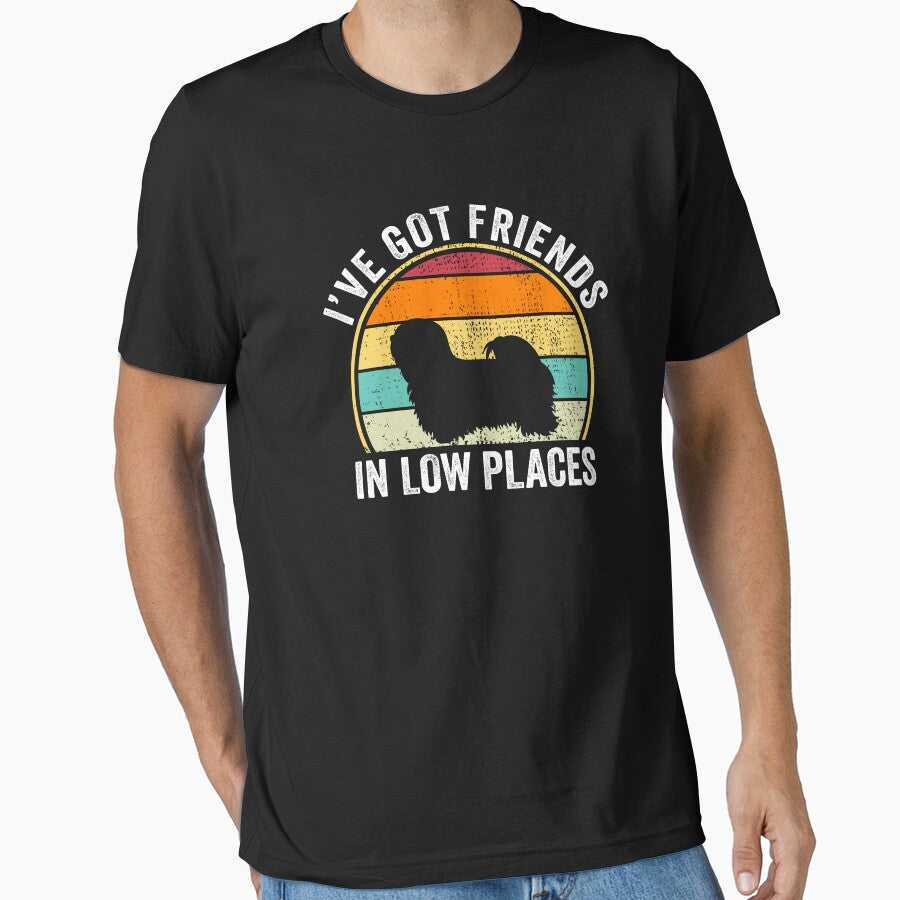I've Got Friends in Low Places Shirt,Havanese Shirt,Funny Gift for Havanese Lover, Fun Cool Havanese Dad Owner Christmas Birthday Gift by xlnv