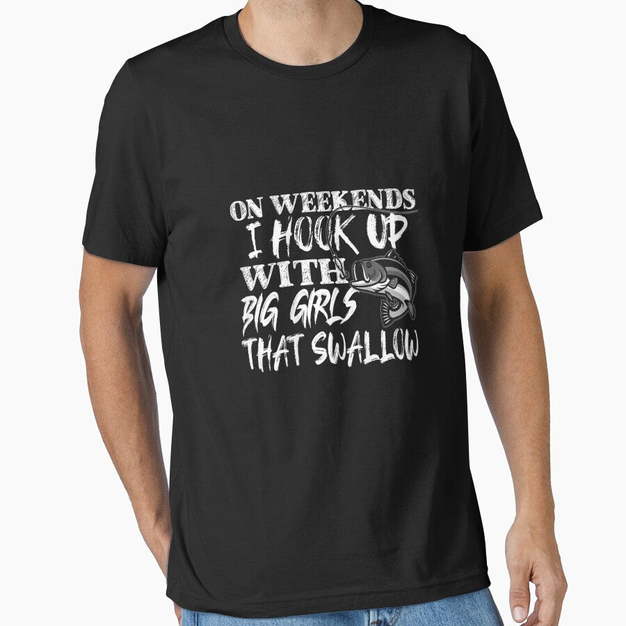 Funny Quote Fishing Printed On Back by LucaAndreien