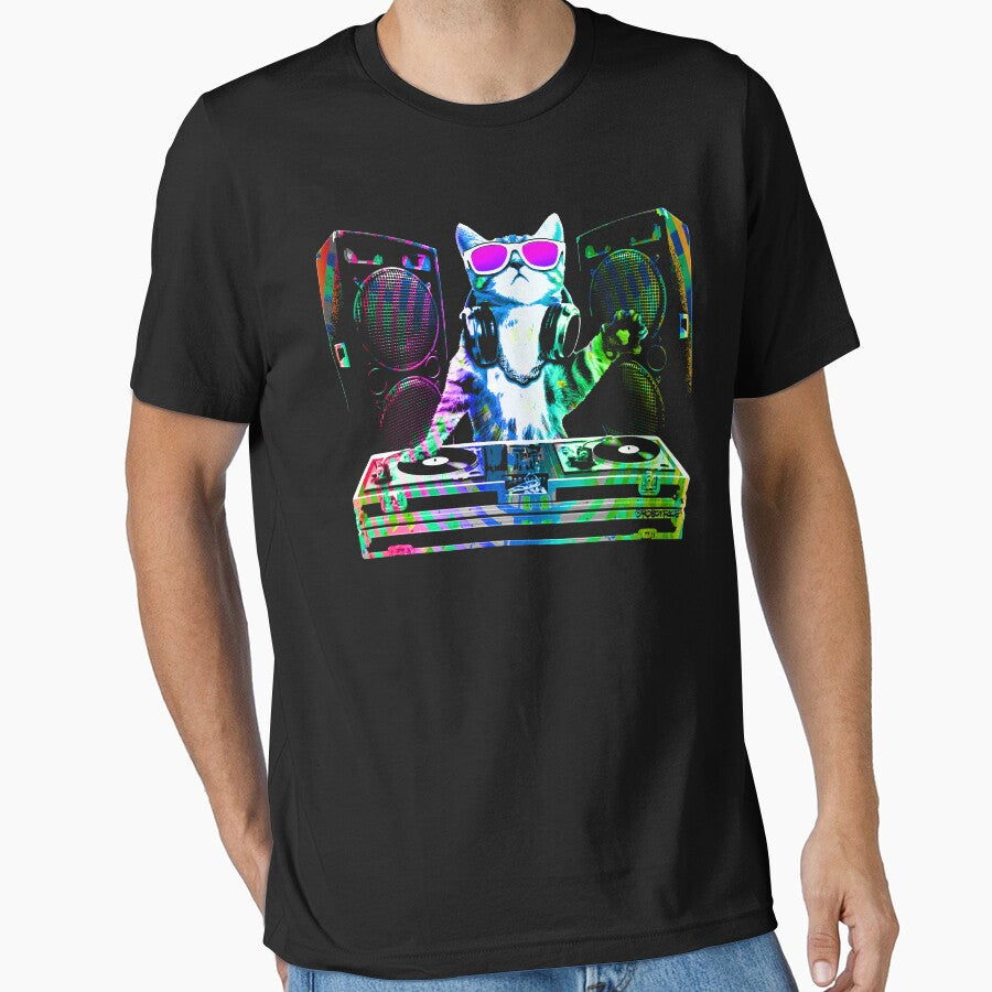 HOUSE CAT (That DJ Kitty) by ROBOTFACE T-Shirts