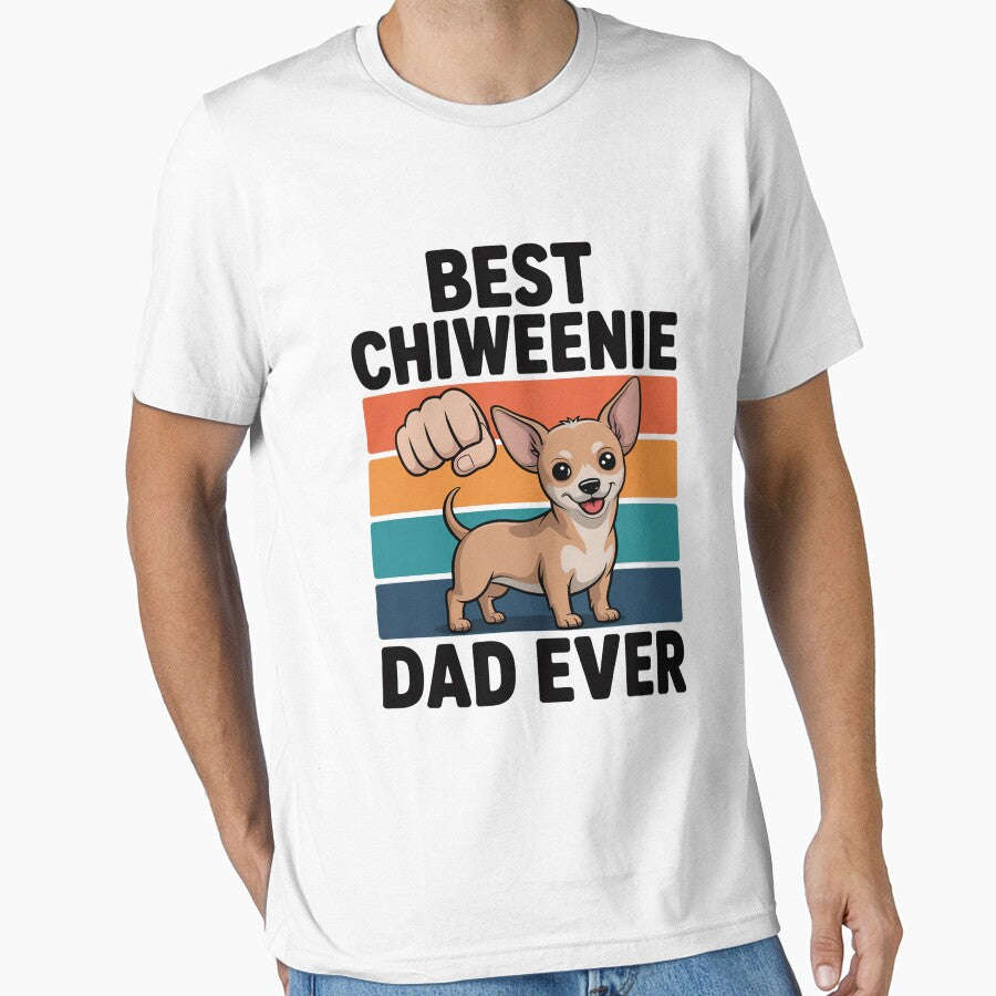 Chiweenie Dog Dad Best Chiweenie Dad Ever by cherylbartlett