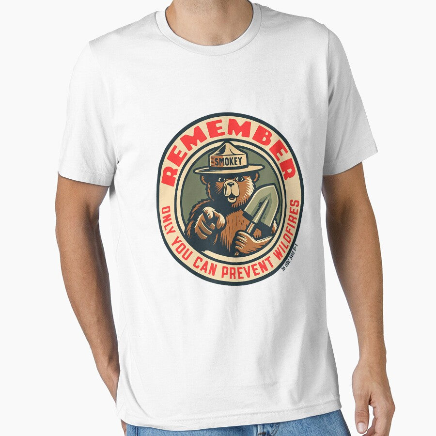 Remember Only You Vintage Smokey Bear Seal Retro by laothithane