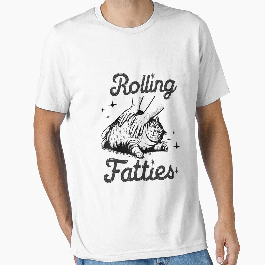 Rolling Fatties Cat Funny Cute Cat Lover Kitten Owner Kitty by ParksMattie