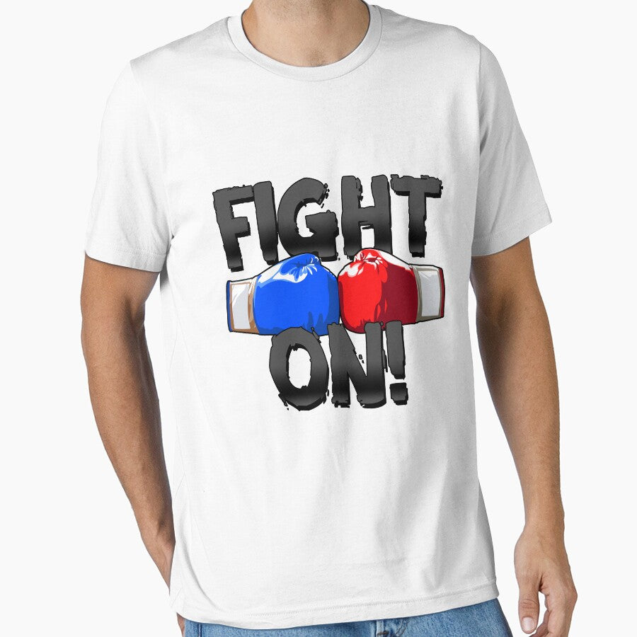 Fight on! T-shirt, Sticker! by Cristian Stefan
