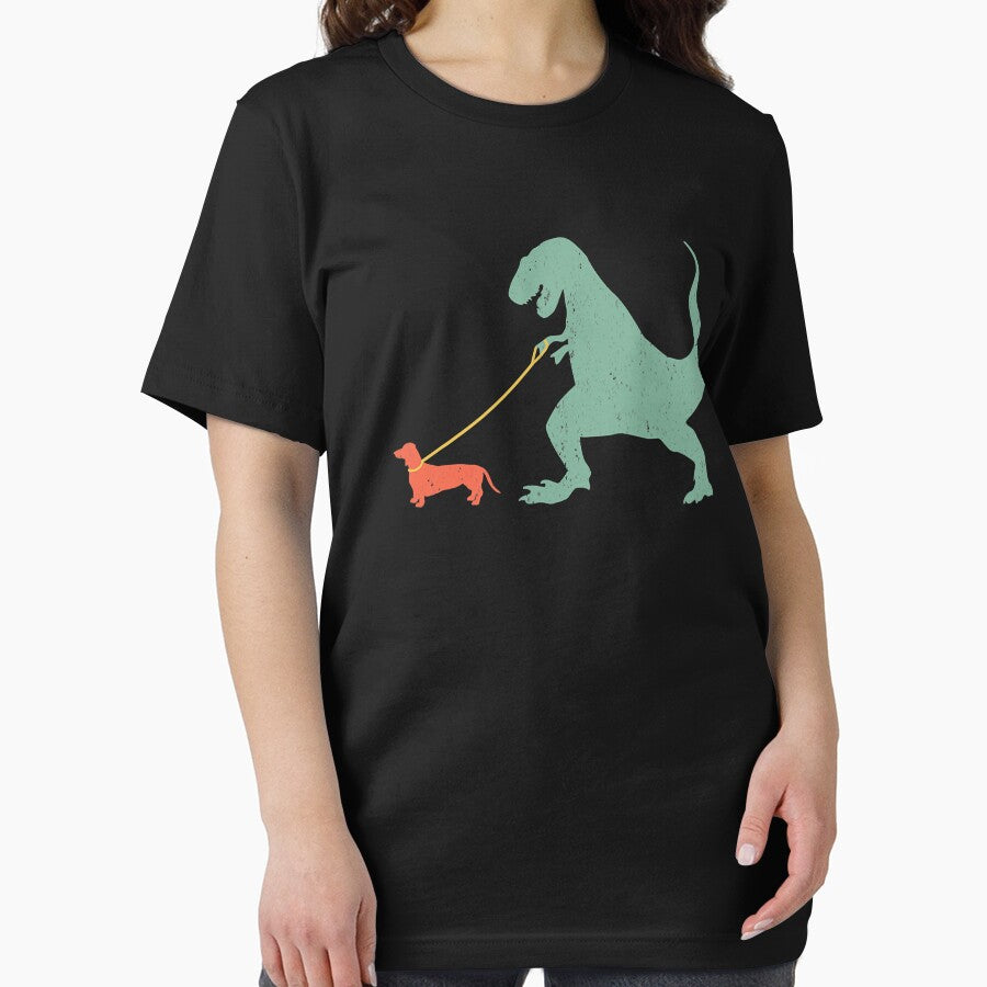 Cute Dachshund Dinosaur Funny Wiener Dog by BernardMurray