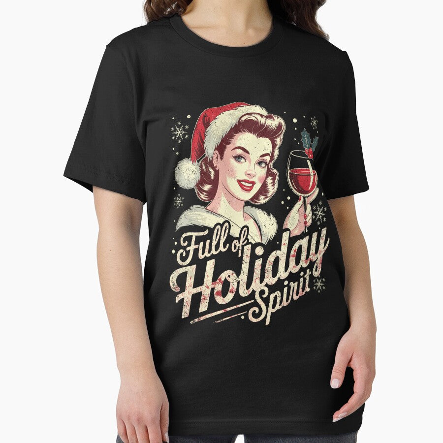 Holiday Spirit Funny Cocktail Festive Bright Cheerful by BlightedArt