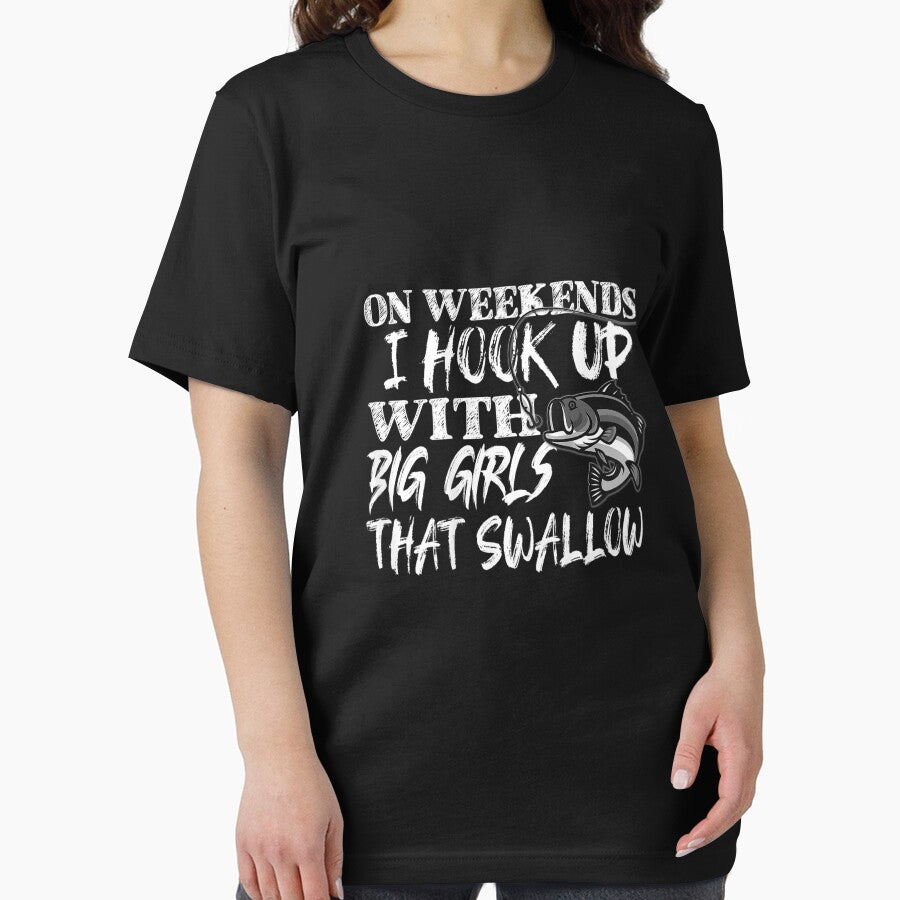 Funny Quote Fishing Printed On Back by LucaAndreien