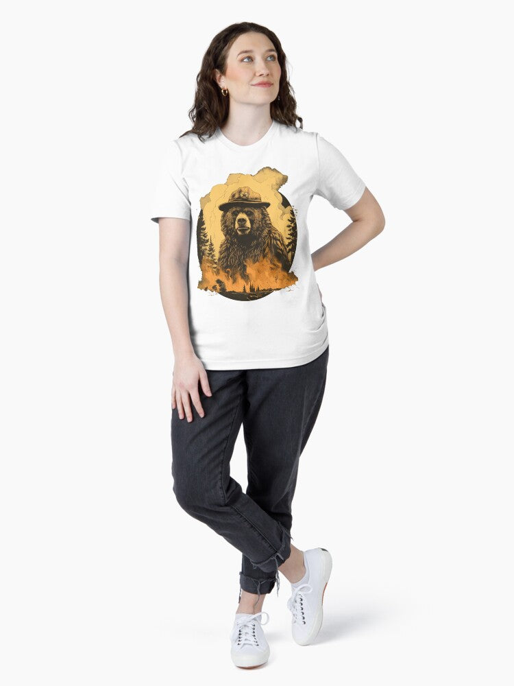 "Bear Wear Safari: Battling the Wildfire" Essential T-Shirt