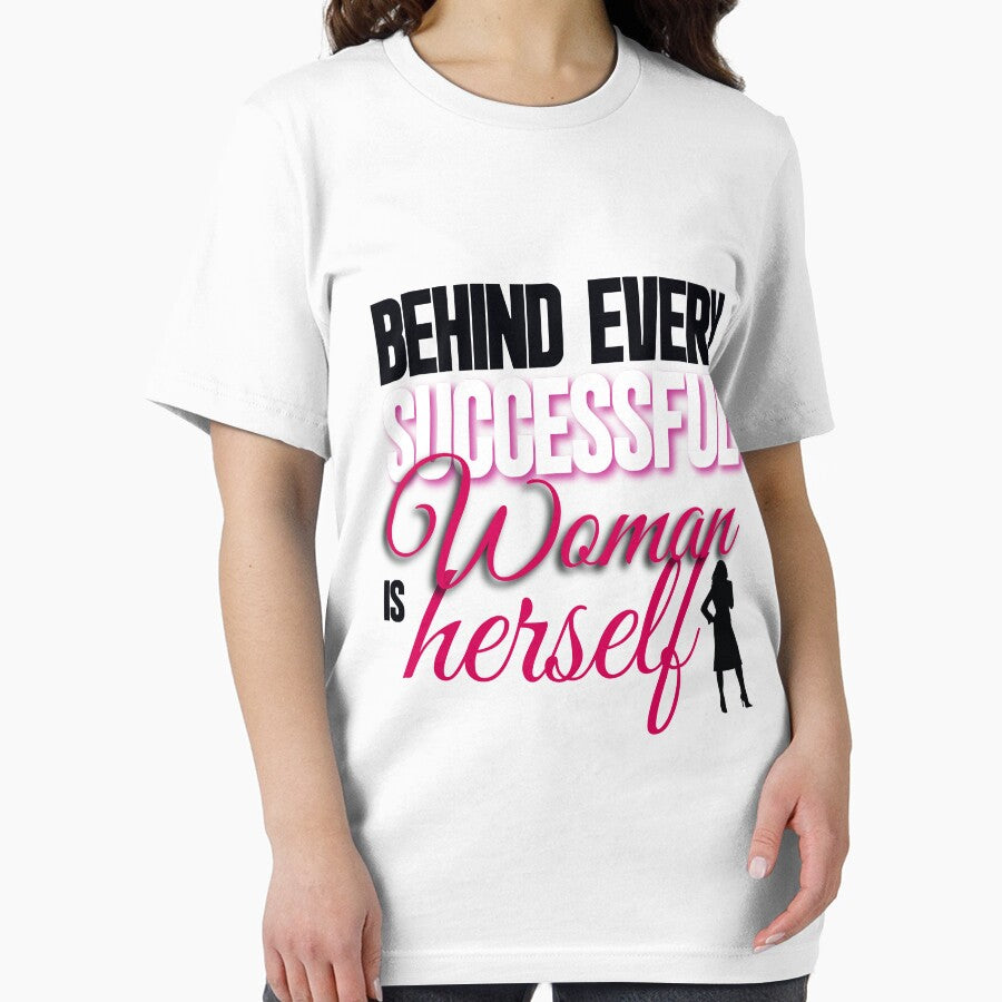 Behind Every Successful Woman Women's Novelty T-Shirts by q4success