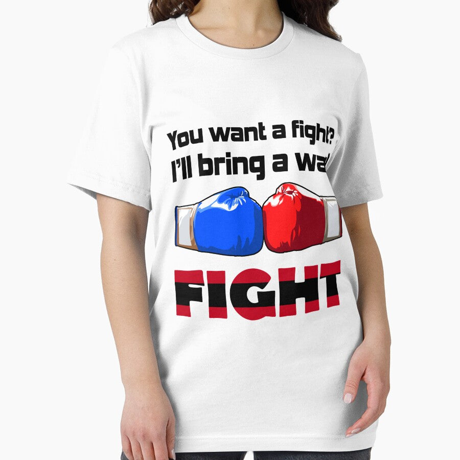 You want a fight? I'll bring a war! T-shirt, Sticker! by Cristian Stefan