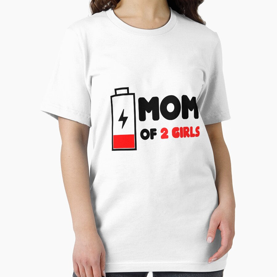 Funny Mom of 2 Girls Present from daughter Mothers Day Birthday Women by BOHOVIN