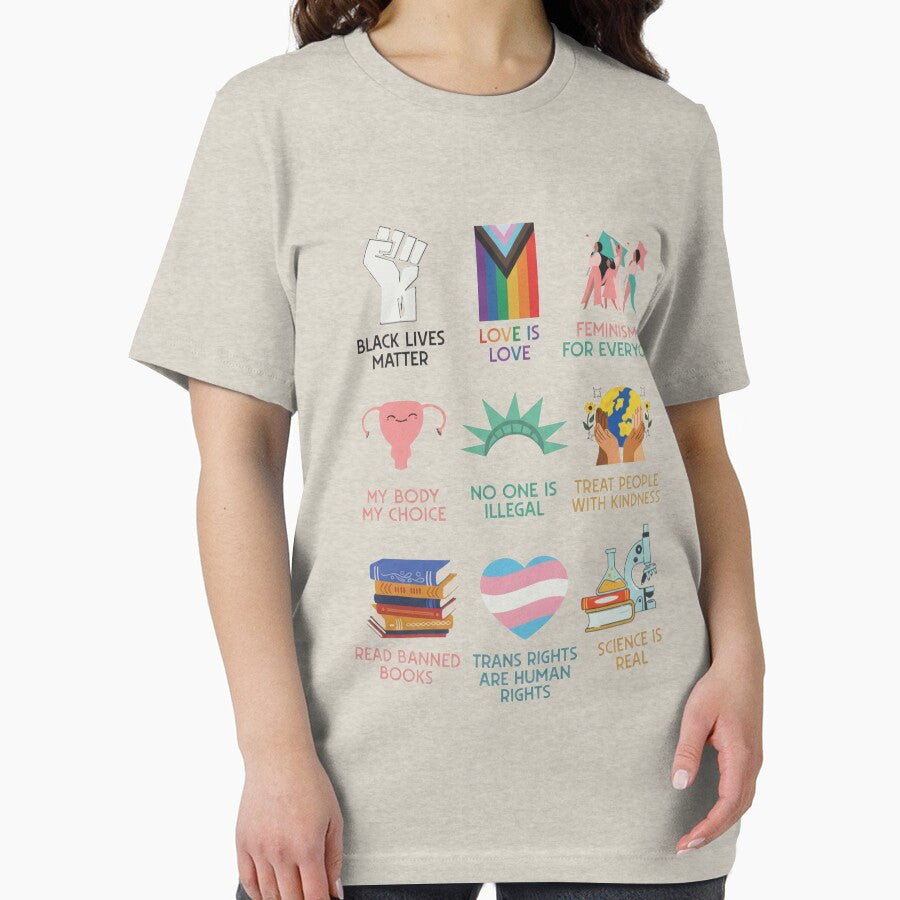 Big Fan Of Human Rights, Equality, Human Rights, Social Justice Gift For Activist, Anti Trump, Rainbow LGBT by toongstudio