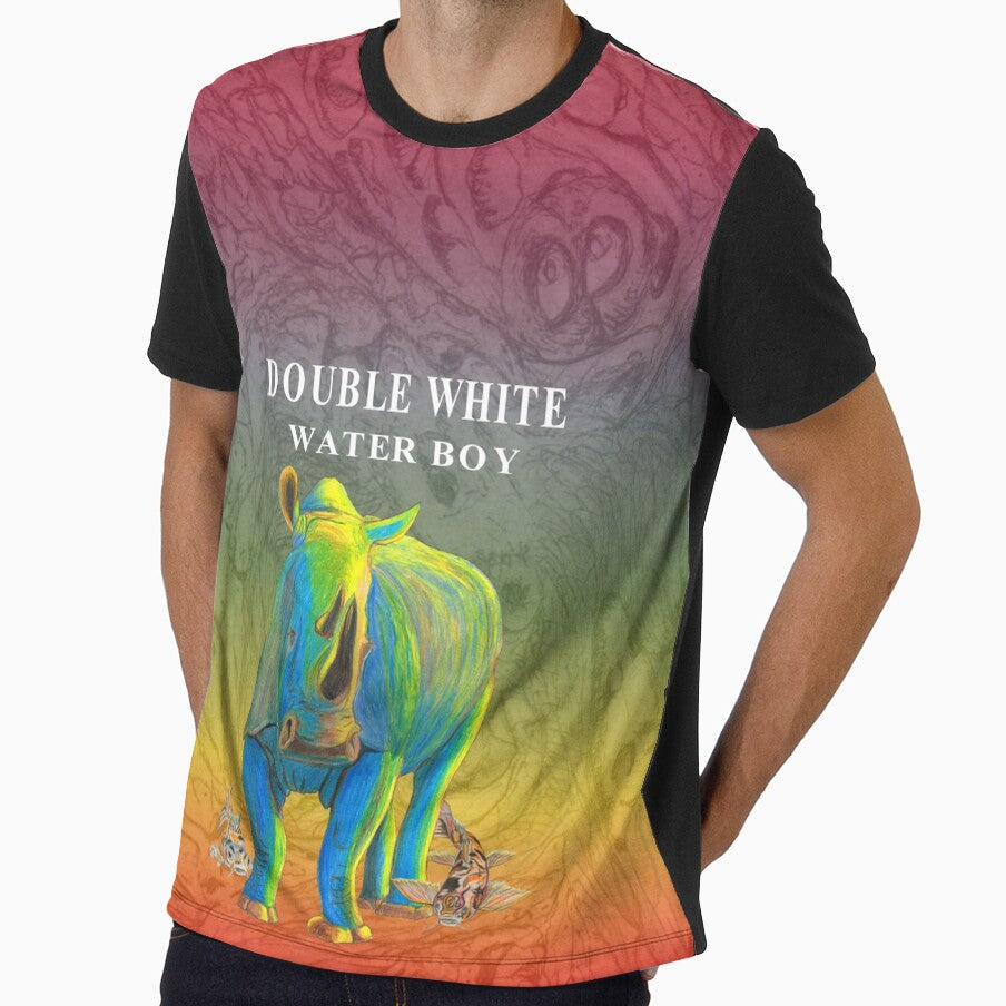 Crash of Rhinos Water Boy, Double White Novelty by AJLeibengeist