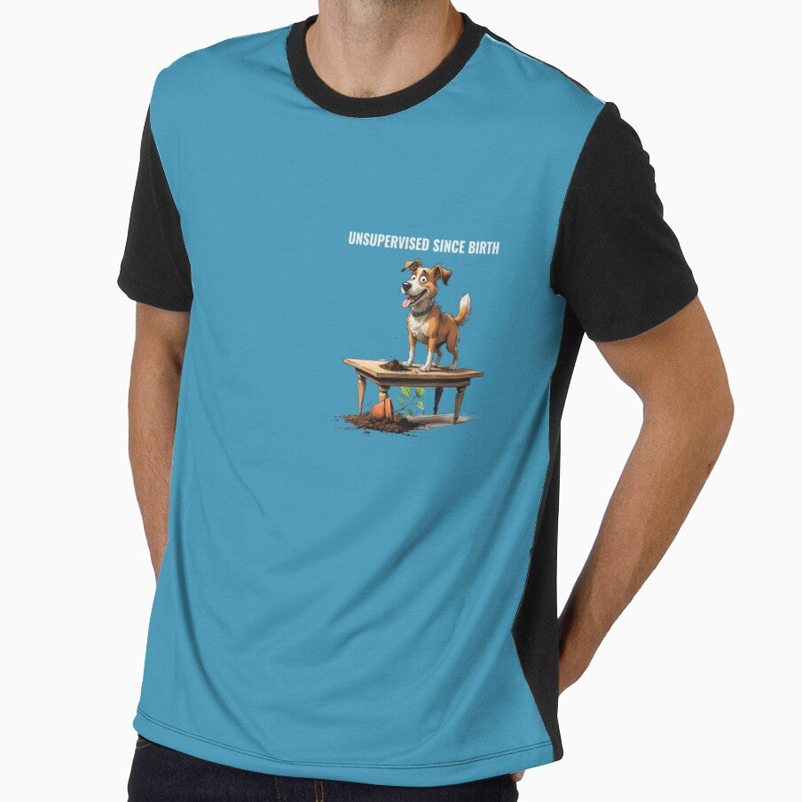 Unsupervised since birth – Naughty Scruffy Dog Illustration by PAPIRO SIGLO XXI