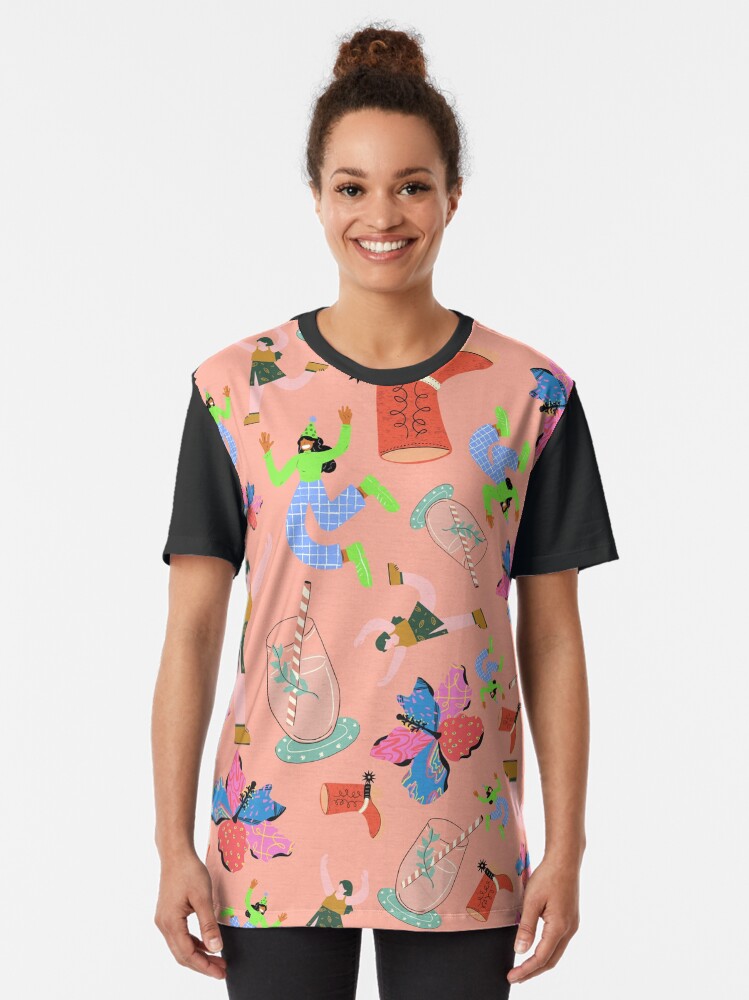 Autumn pattern character Graphic T-Shirt