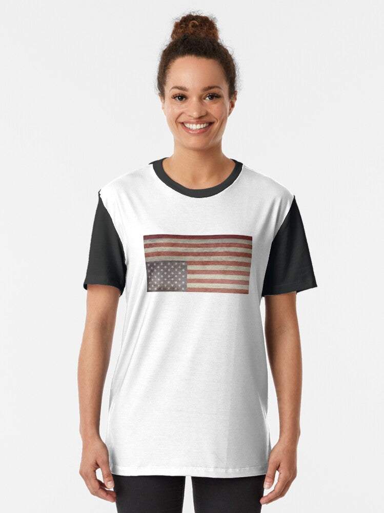 Anarchy US Socks Graphic T-Shirt