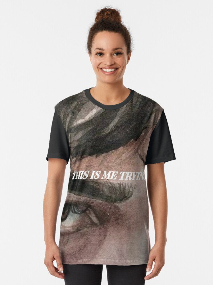 This Is Me Trying Graphic T-Shirt Style001