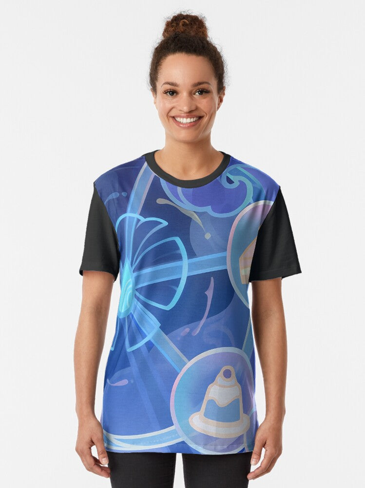 Furina Namecard | Genshin Impact Graphic T-Shirt
