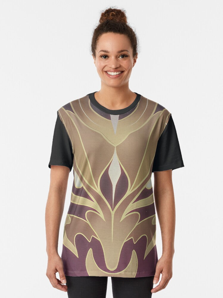 Arataki Itto Namecard | Genshin Impact Graphic T-Shirt