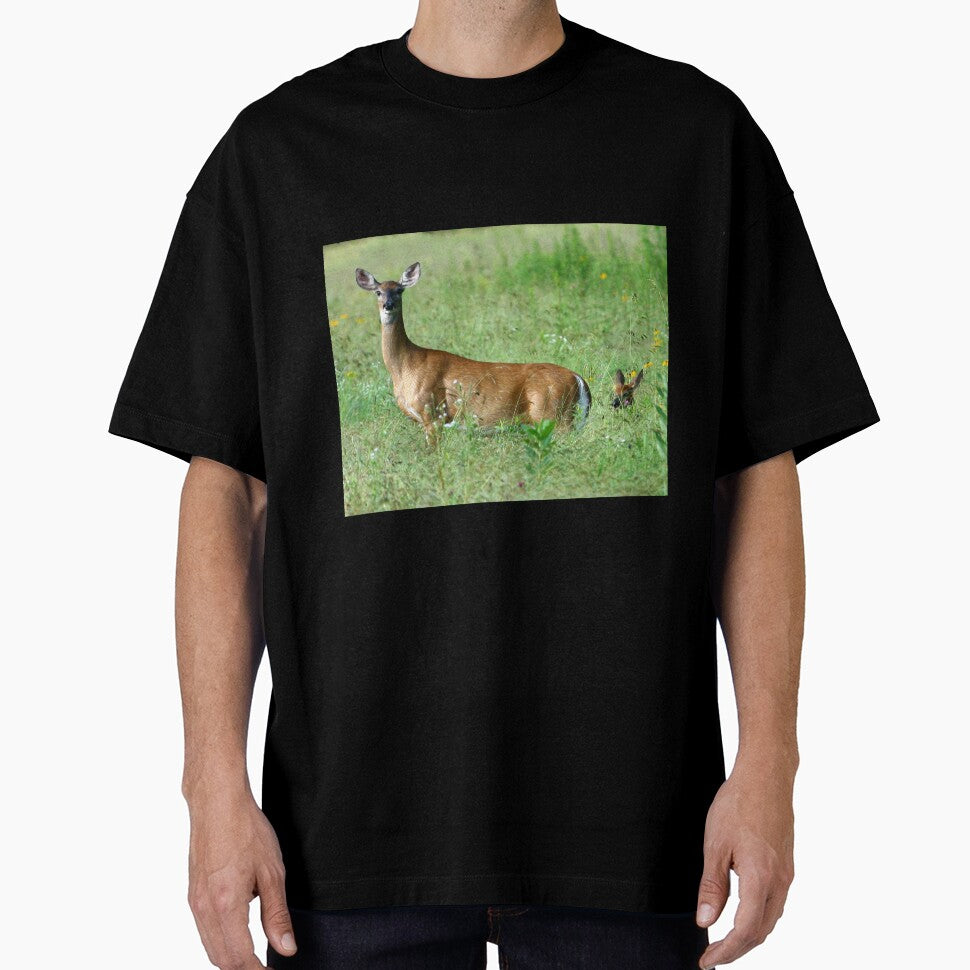 Doe in the field by Enola Gay Wagner