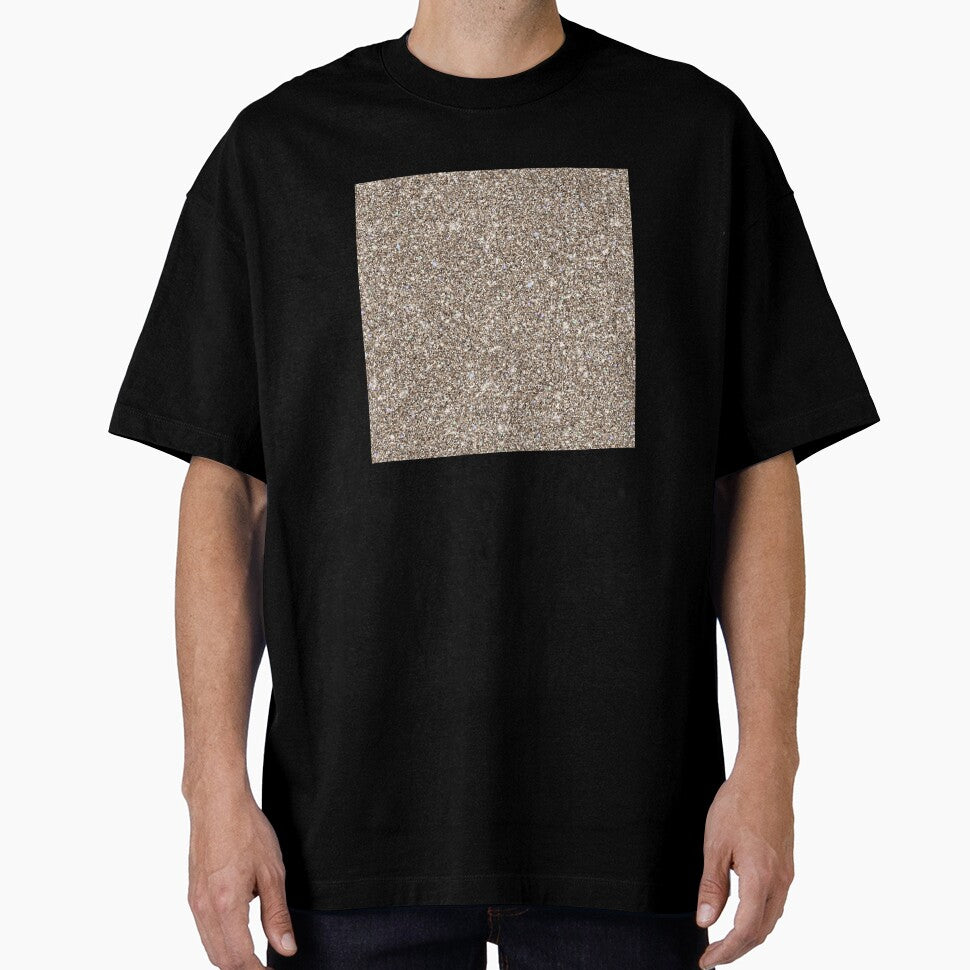 Printed image of sparkling golden glitter by JaReVa