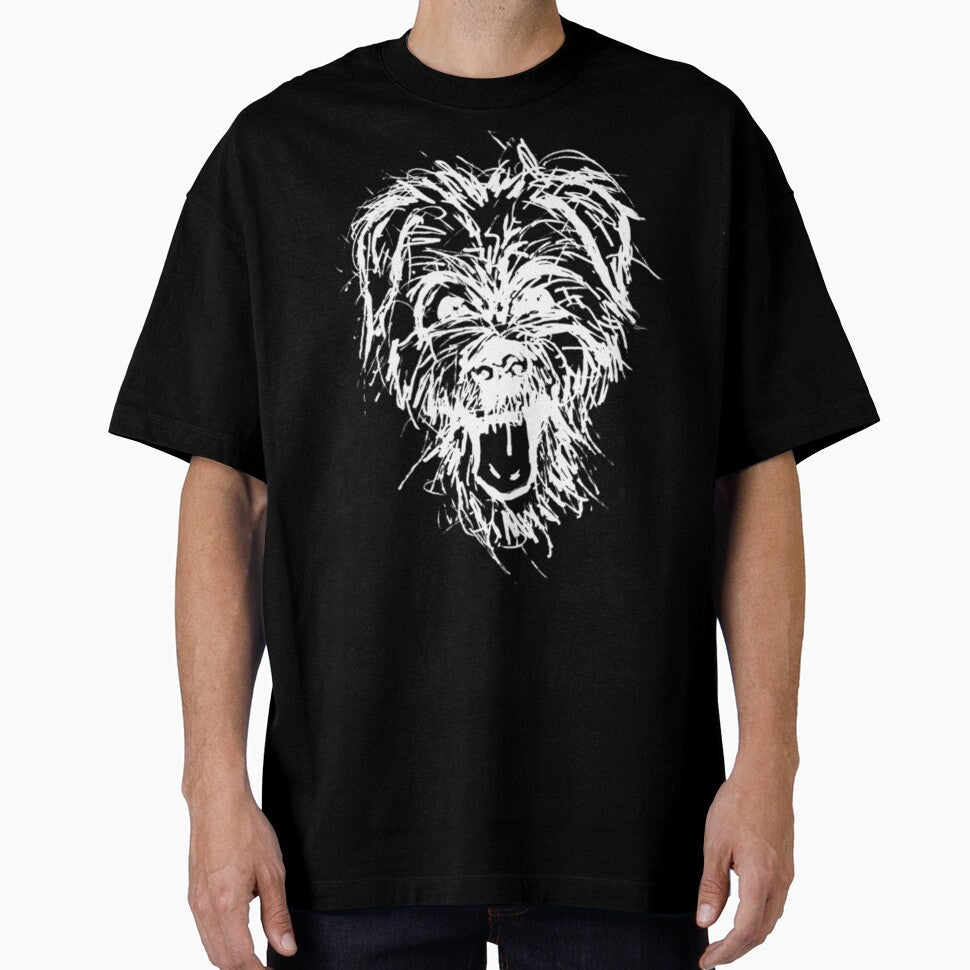 Yoskshire Terrier Portrait Sketch Black by Ansocube
