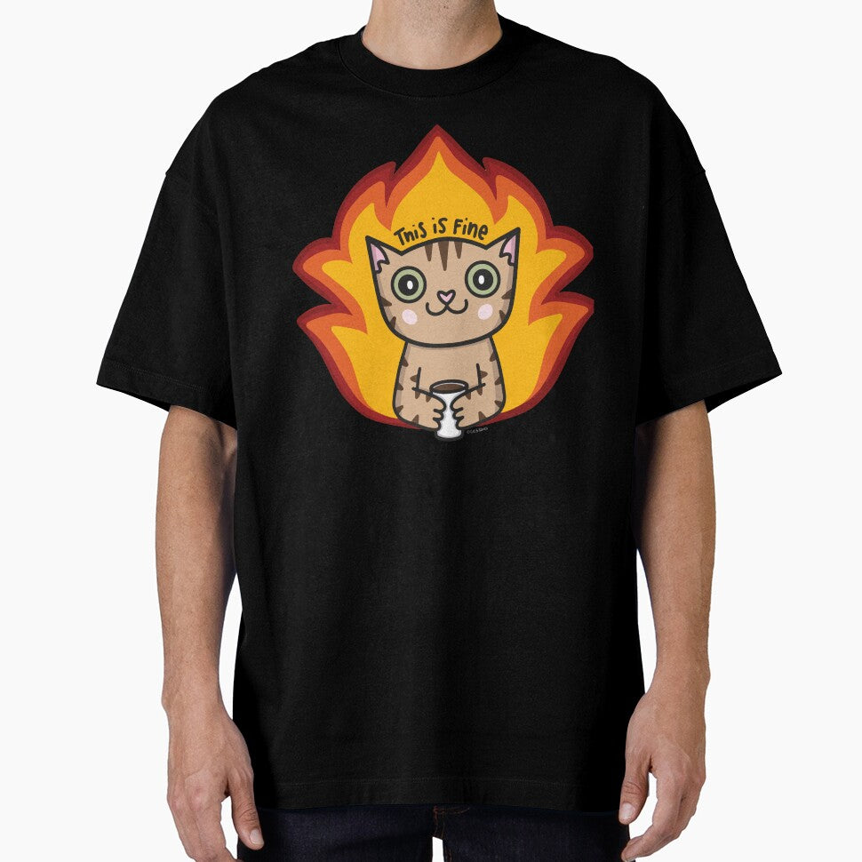 This is fine Tabby Cat by cat-and-raven