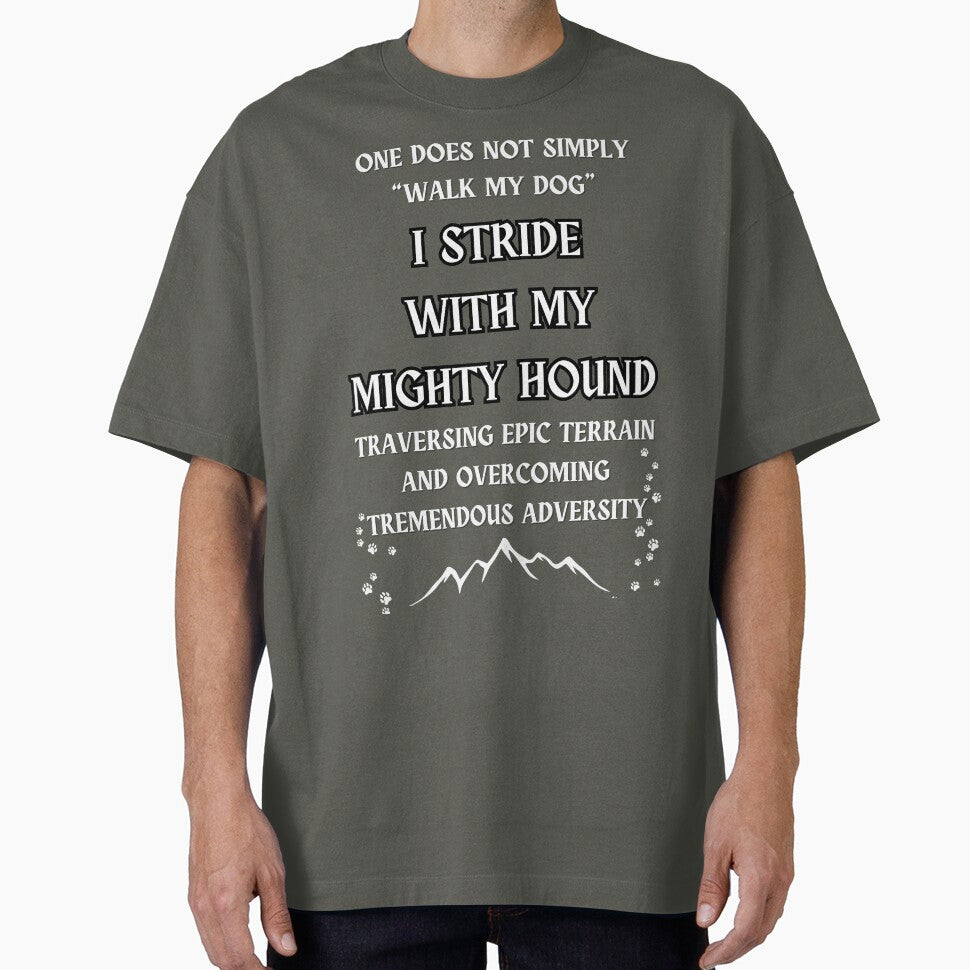 funny dog walking design by Alyn8