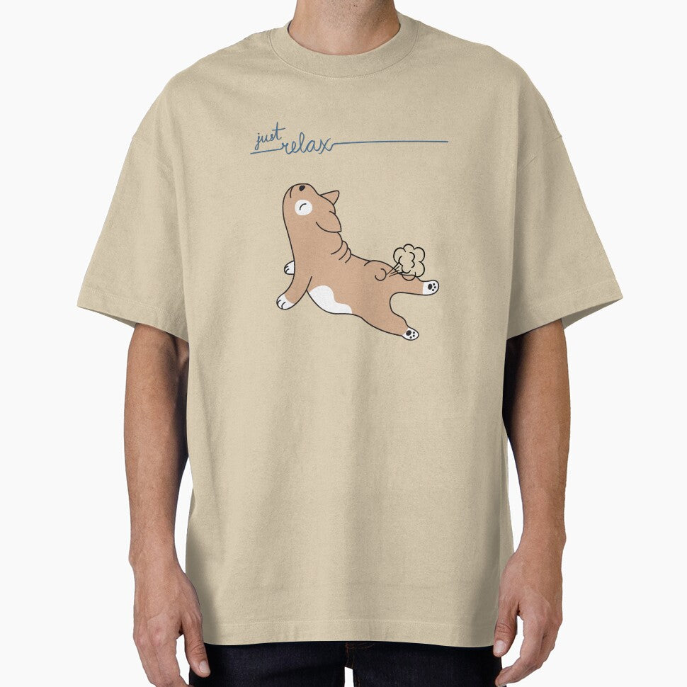 Dog Funny Relaxing, Yoga Dog Farts, Just Relax, Cute Relaxing Funny Dog Face Gifts For Dog Lovers by haRexia