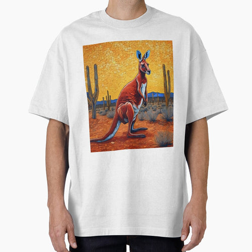 "Red Kangaroo in the Australian Desert" by Artisticanvas