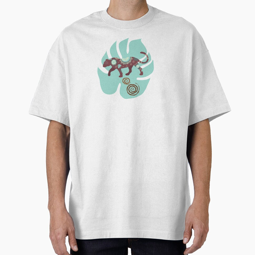 Boho Panther Leaf by HappyLifeCreate