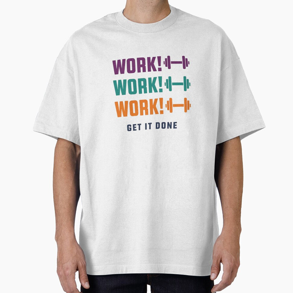 Work Motivation Typography – Get It Done Gym & Hustle Design by IvannaMoroz