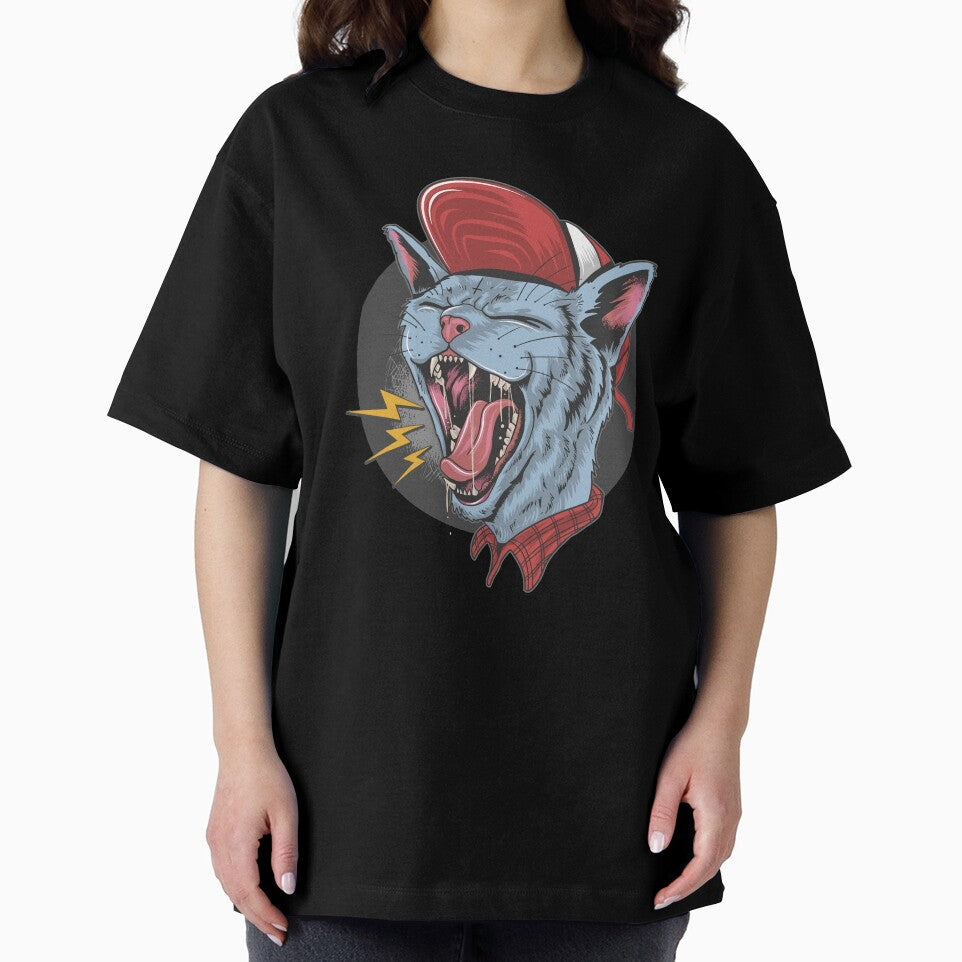 Cat screaming rock 'n' roll by kalud-zoldyck