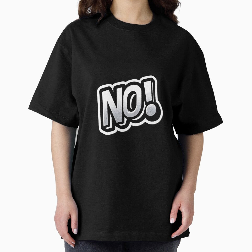 NO! Statement sticker design by togetherShirts