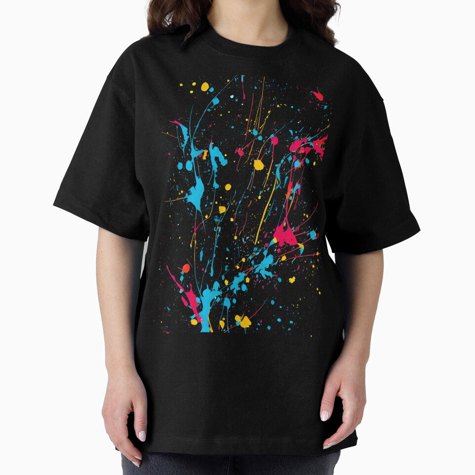 Printed image of paint splatters v6 by JaReVa